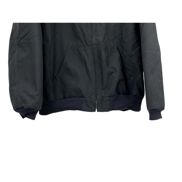 Carhartt J133 BLK Mens 3XL Black Work Coat Quilted - Picture 3 of 9